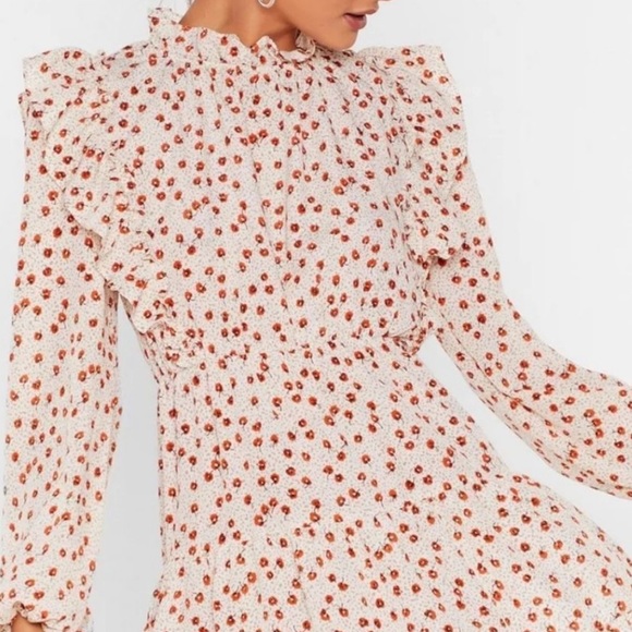 Nasty Gal Steal the Grow White Floral Mini Dress - Picture 10 of 10